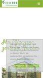Mobile Screenshot of fischer-pflanzen.de